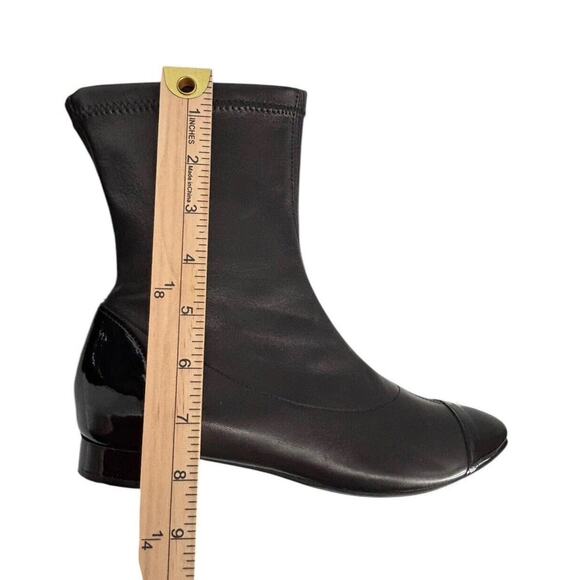 La babe Women’s Ankle Bootie Stretch Italy Designer Size 37 Cap Toe - Picture 9 of 12